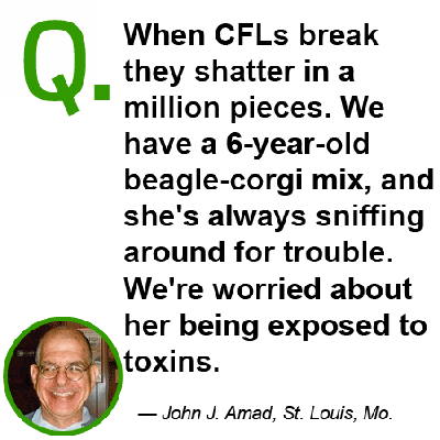 even if cfl bulbs break it's easy to avoid dangerous fumes and toxins