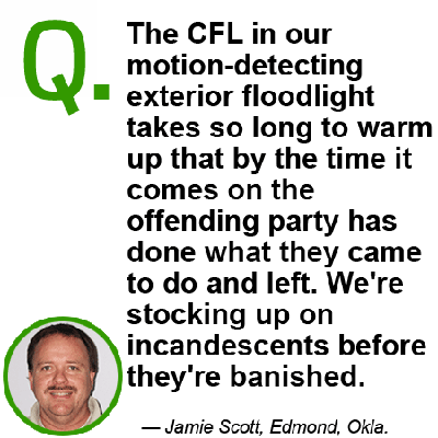 cfls aren't necessarily the best choice if they are located somewhere cold 