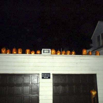 wedding proposal carved into pumpkins