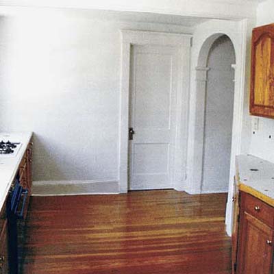 before image of a remodeled kitchen