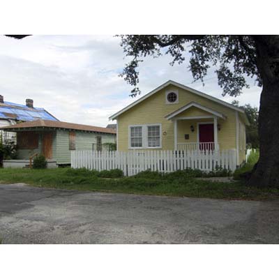 Renovated house in Lower Ninth Ward, New Orleans