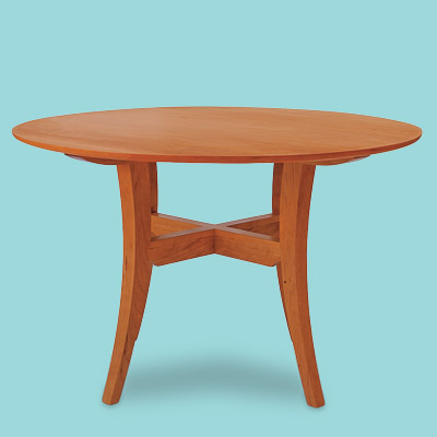 Cherry wood breakfast dining table