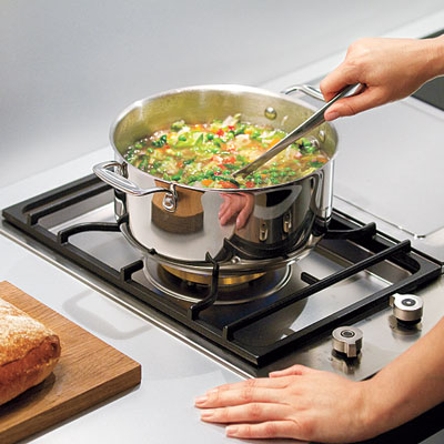 Segmented cooktop
