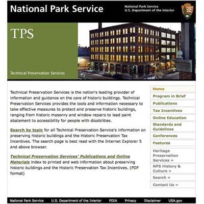 national park service offers forty-seven downloadable pamphlets on a variety of restoration and preservation topics