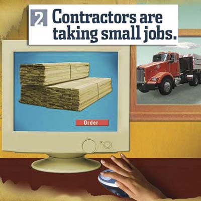 purchasing materials and labor online
