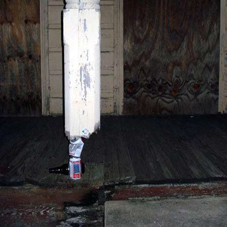 porch column kludge from there i fixed it