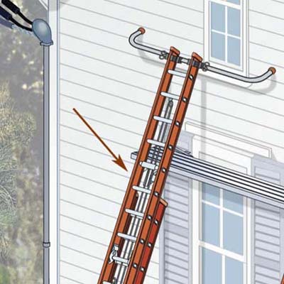 never use ladder jacks higher than 20 feet