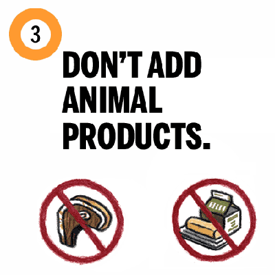 leave animal products out of your compost mix
