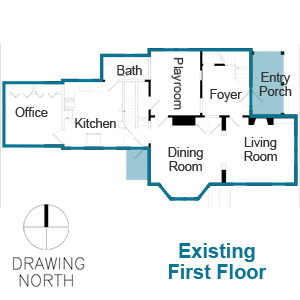 Arlington Italianate First Floor