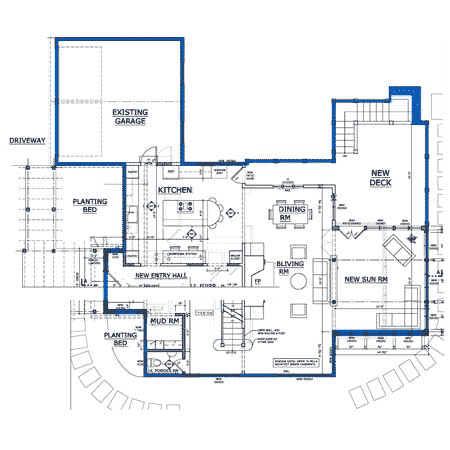 first floor plan for aburndale house project 