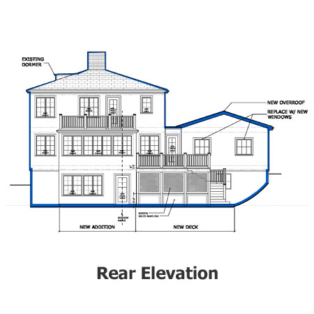aurburndale project rear elevation
