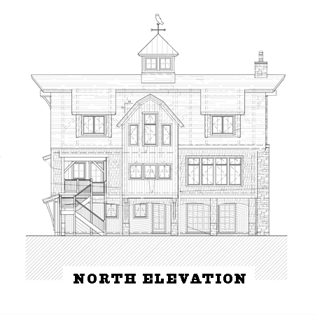 weston house rendering of north elevation
