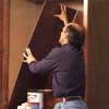 Installing prefinished skins to custom entertainment center