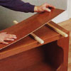 Apply skins to bookcases