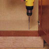 Join all units of the entertainment center with screwdriver