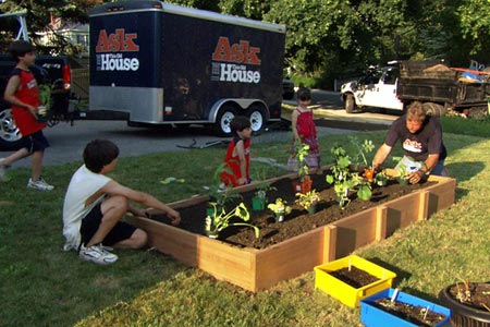 Build Raised Vegetable Garden