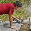 create a layout of the bluestone patio