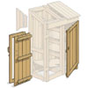 build and hang the doors