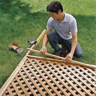 How to Build Lattice Panels