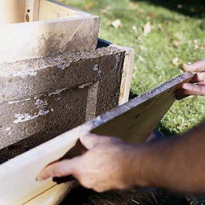 remove trough from form