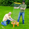 two men assembling shishkaball game