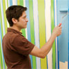 finish painting the field when painting a striped wall
