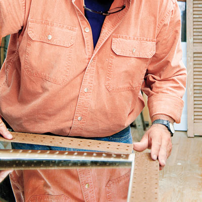 cutting the pieces