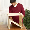 Mark Powers completing the body of the x-mas tree box stand