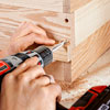 drilling pilot holes with the TruFit step bit