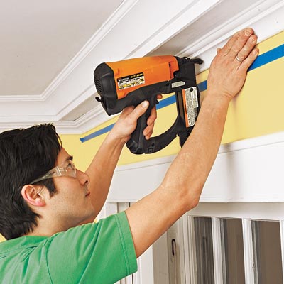 finishing the runs for three-piece crown molding