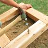 Drive the Spike to make a planter bench