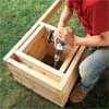 Assemble the Inner Frame to make a planter bench