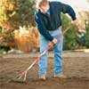 toh landscape contractor roger cook grading the soil
