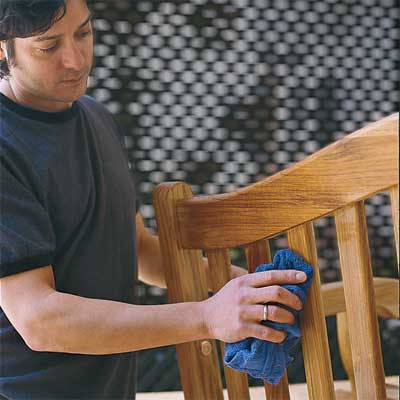 Apply Finish to build your own porch swing