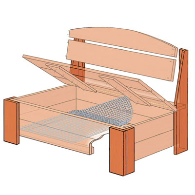 How to Build a Bench Seat with Storage