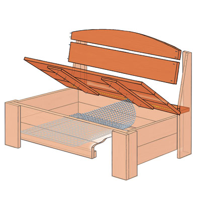 How to Build a Bench Seat with Storage