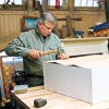 Tom Silva puts together a ready-to-assemble bookcase