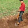 dig the base to build a stone planter