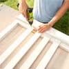 Finish the Gate: Install the Pales to build a garden gate