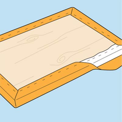 Adding Fabric to Headboard
