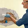 Apply the Scratch Coat to repair plaster