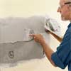 Smooth the Top Coat  to repair plaster