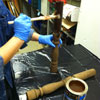 how to make candlesticks out of balusters sand and seal surface