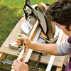 clamp the stop into place against the left end of the molding.