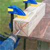 Bore an Anchor Hole for the Center Post To Build a Decorative Driveway Marker