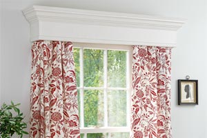 window cornice and treatment from How to Build a Window Cornice step-by-step