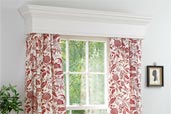 window cornice and treatment from How to Build a Window Cornice step-by-step