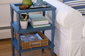 a 3-tiered side table