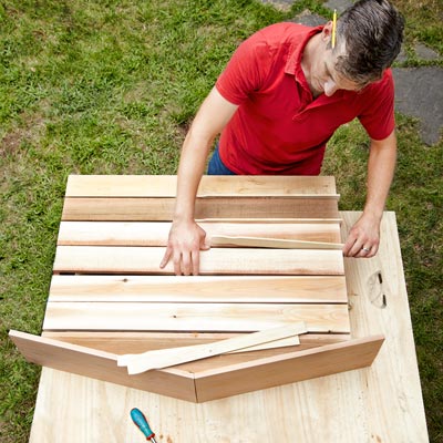 Lay out the back when Building a Fold-Down Murphy Bar