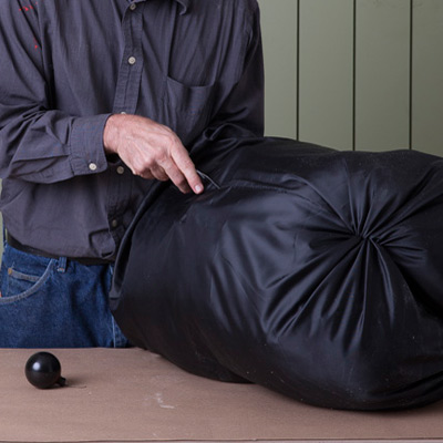 stuff nylong bags for body of giant yard halloween spider